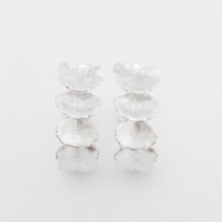 Petal Silver Earrings (L)