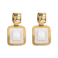 Capensis White Earrings