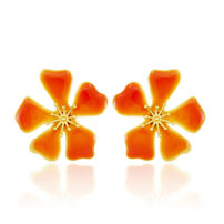 Orange Aurora Maxi Earrings