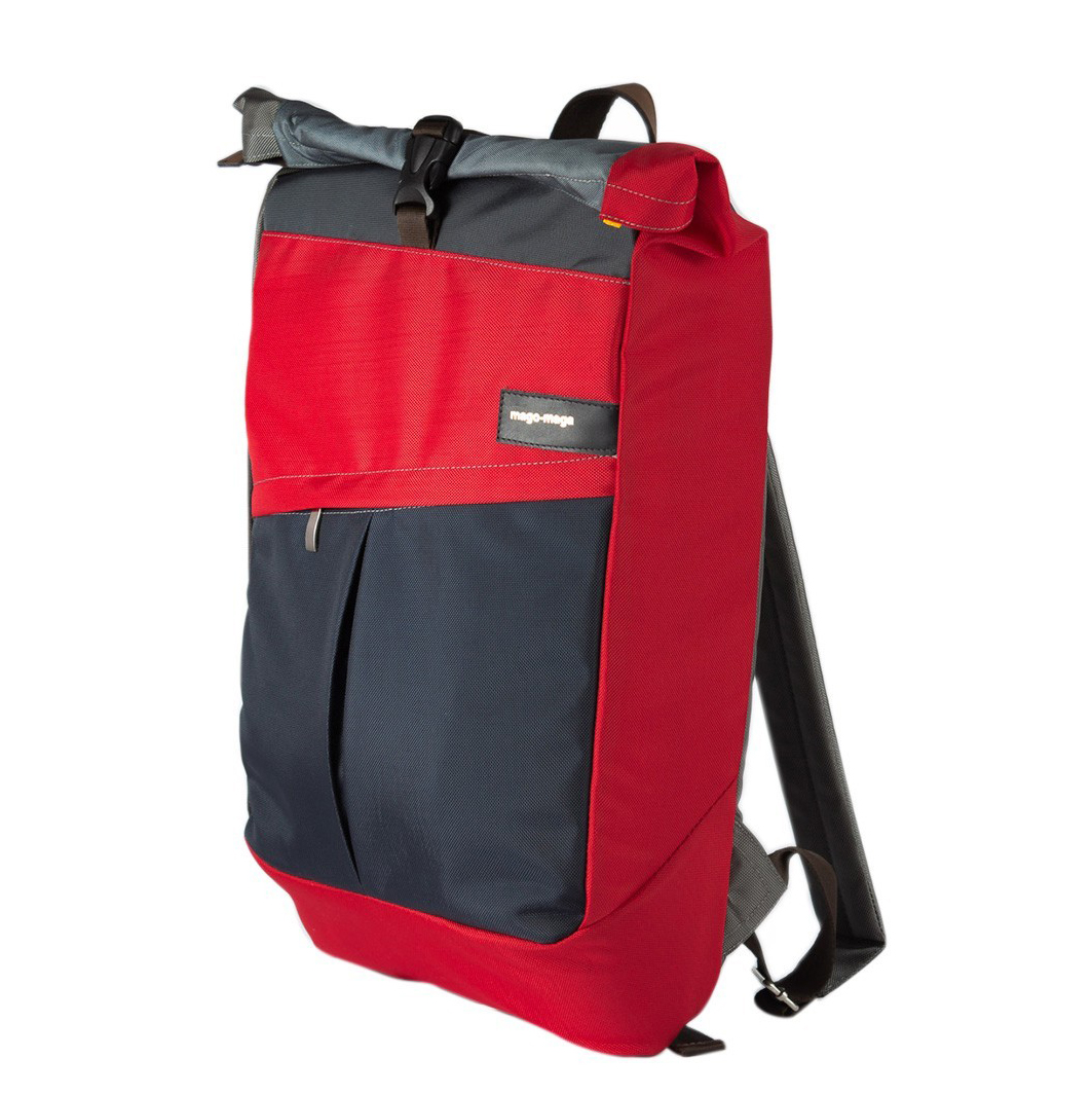 Red Basic Roll Backpack | Mago-Maga | Naenne Lifestyle Shop